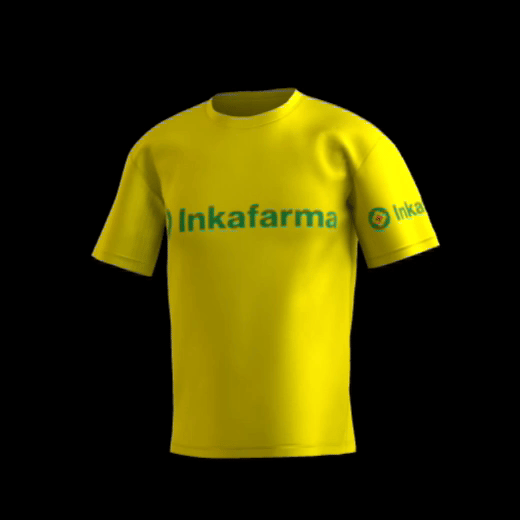 polo publicitario amarillo de algodón