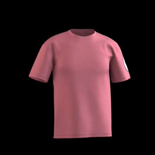 polo publicitario rosado de algodón