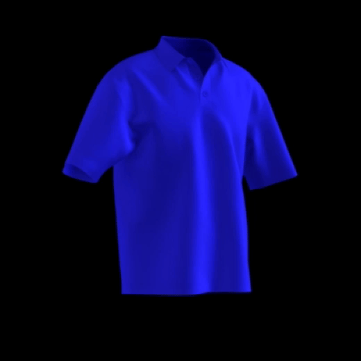 Polo camisero azul marino