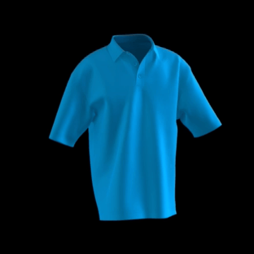 polo camisero celeste claro