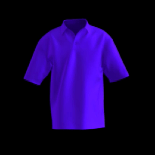 polo camisero morado
