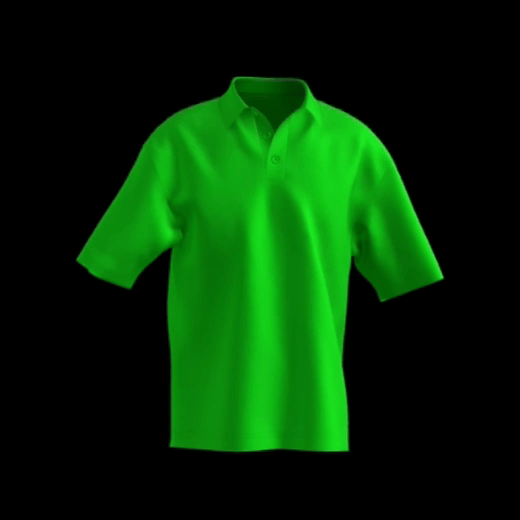 Polo camisero verde claro