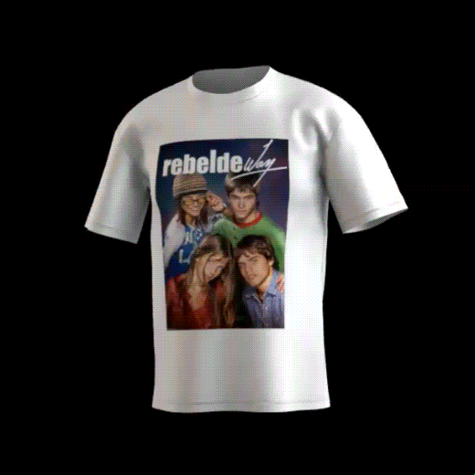 polos de algodón para concierto rebelde way