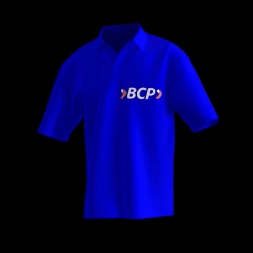 Polo camisero publicitario azul marino