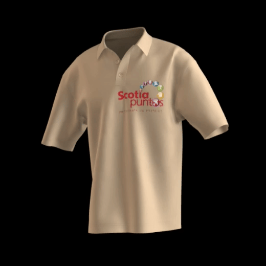 polo camisero publicitario color beige