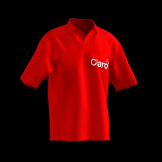 Polo camisero publicitario color rojo
