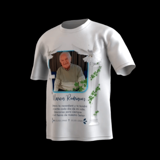 polo personalizado de difunto