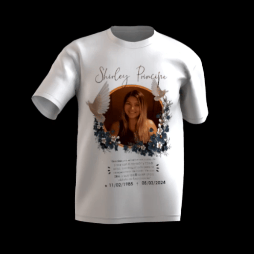 polo personalizado para recuerdo de misa de honras