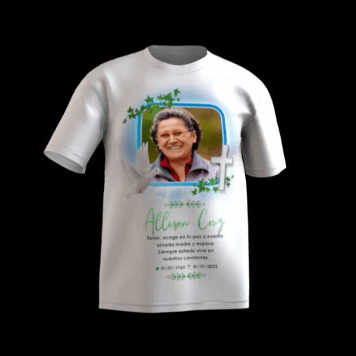 polo personalizado para difuntos
