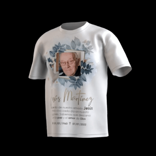 polo estampado para recuerdo