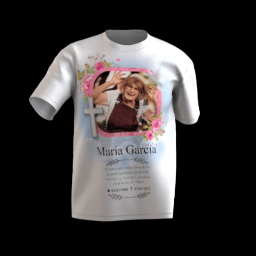 polos de recuerdo par un año de fallecido